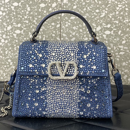 Valentino Borsa Mini Vsling Denim V0097