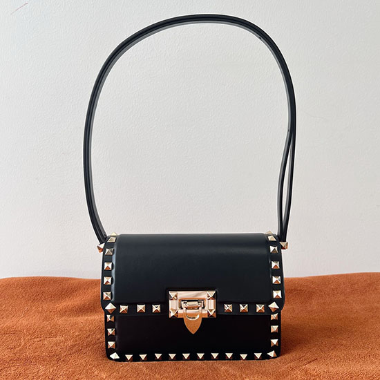 Valentino Garavani Borsa A Tracolla Rockstud23 Piccola Nera V0312