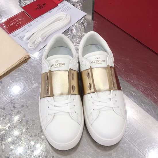 Valentino Garavani Sneakers In Pelle Bianche Vs19061