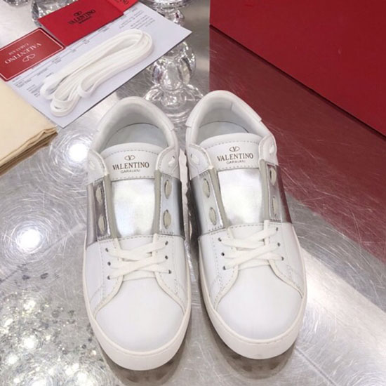 Valentino Garavani Sneakers In Pelle Bianche Vs19062