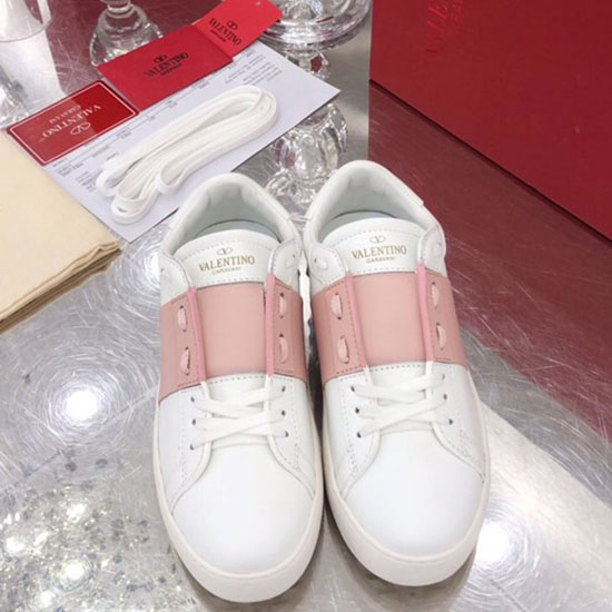 Valentino Garavani Sneakers In Pelle Bianche Vs19064