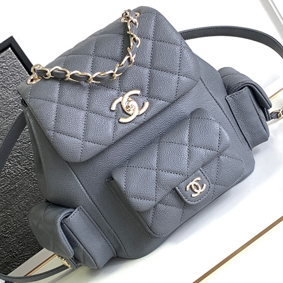 Zaino Chanel Grigio As4398