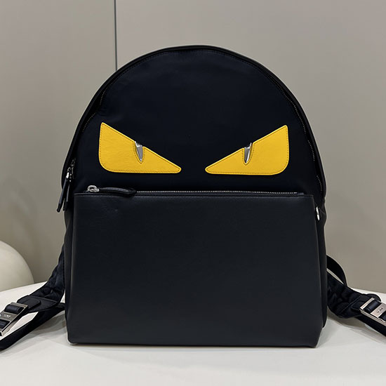 Zaino Fendi Monster Nero F2315