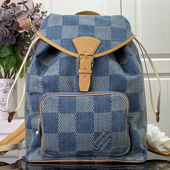 Zaino In Denim Louis Vuitton N40708