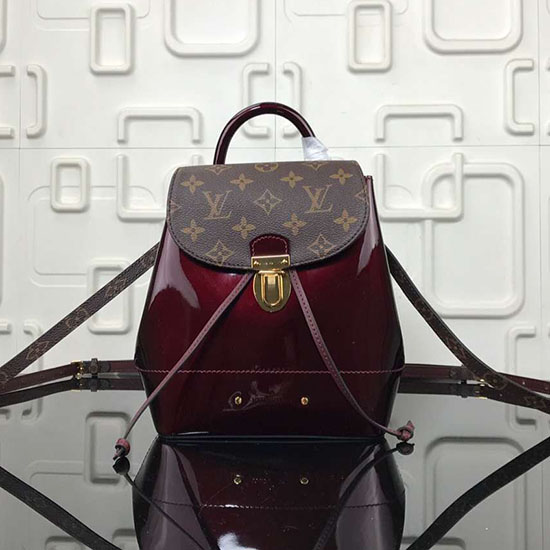 Zaino Louis Vuitton In Vernice Hot Springs Bordeaux M53545