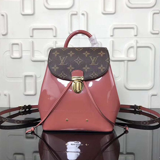 Zaino Louis Vuitton In Vernice Hot Springs Vieux Rose M53545