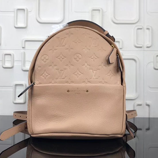 Zaino Louis Vuitton Monogram Empreinte Sorbonne Beige M44019