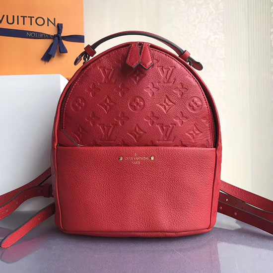 Zaino Louis Vuitton Monogram Empreinte Sorbonne Rosso M44016