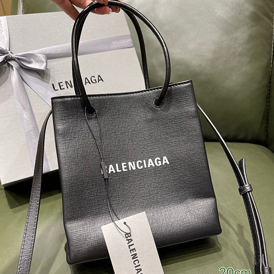 حقيبة تسوق Balenciaga XXS باللون الأسود 572411