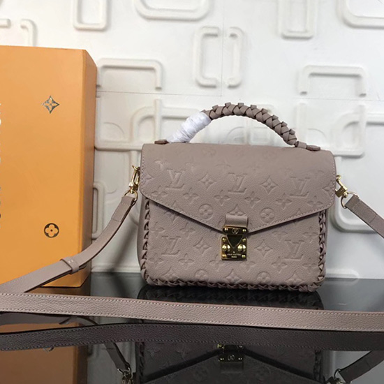 لويس فويتون Monogram Empreinte Pochette Metis Gray M43942