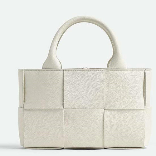 Bottega Veneta Candy Arco Tote Bag бяла B729029