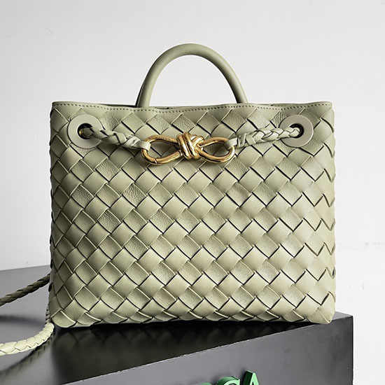 Bottega Veneta малка Andiamo голяма чанта травертин B74356