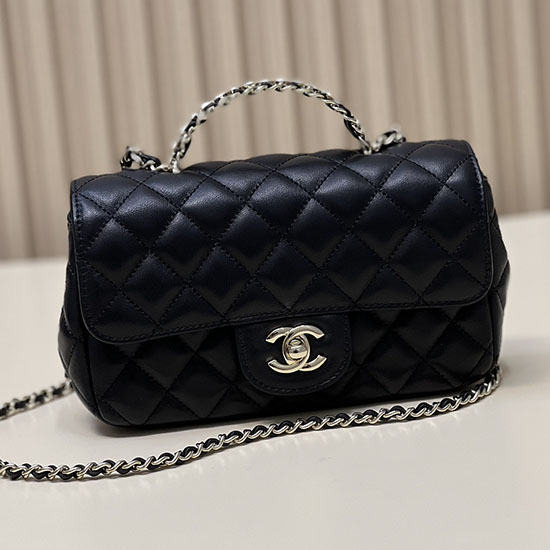 Chanel чанта с горна дръжка и верига As4234