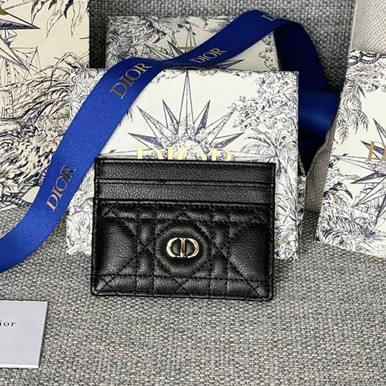 Dior Caro фрезия картодържател черен S5130