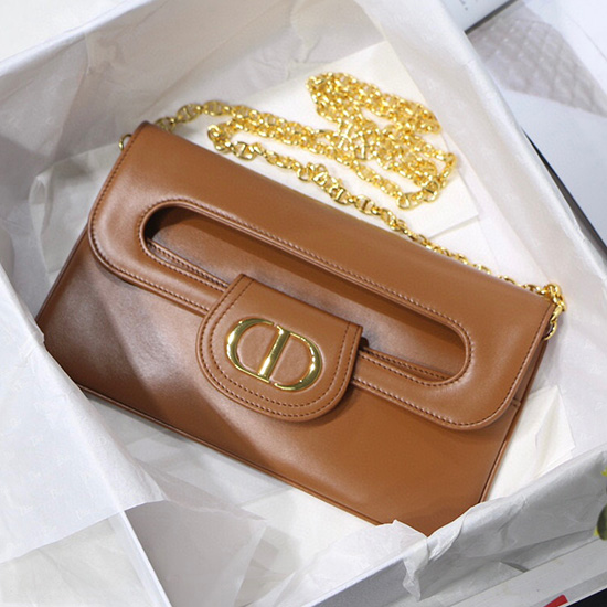 Dior Medium Diorddouble Bag Camel M8018