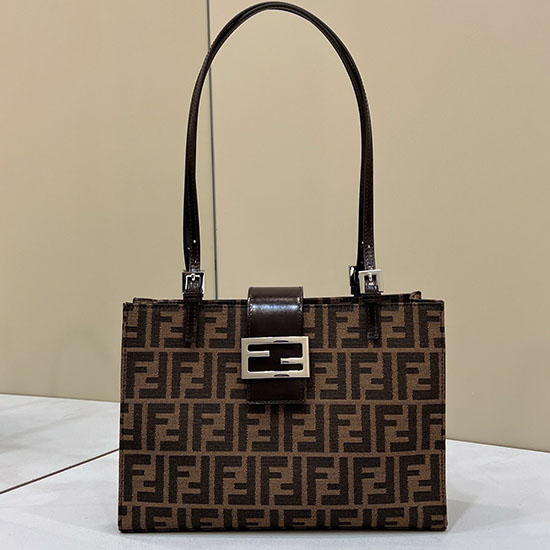 Fendi Zucca пазарска чанта кафява F8316