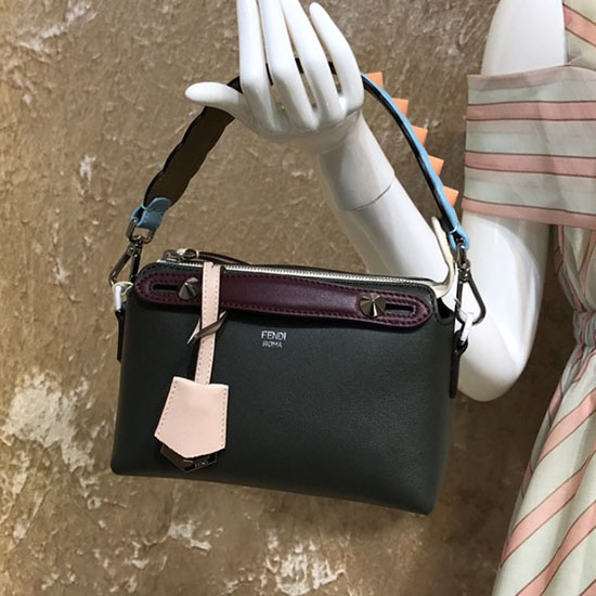 Fendi между другото мини бостънска чанта зелена F81492