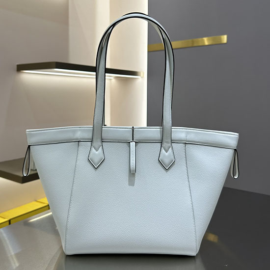 Fendi средна оригами чанта бяла F8bs082