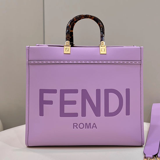 Fendi средна слънчева чанта лилава F8266