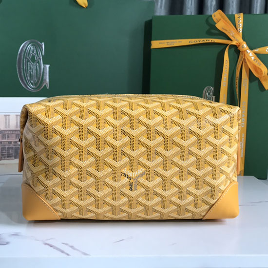 Goyard тоалетна чанта Boeing 25 G052511 жълта