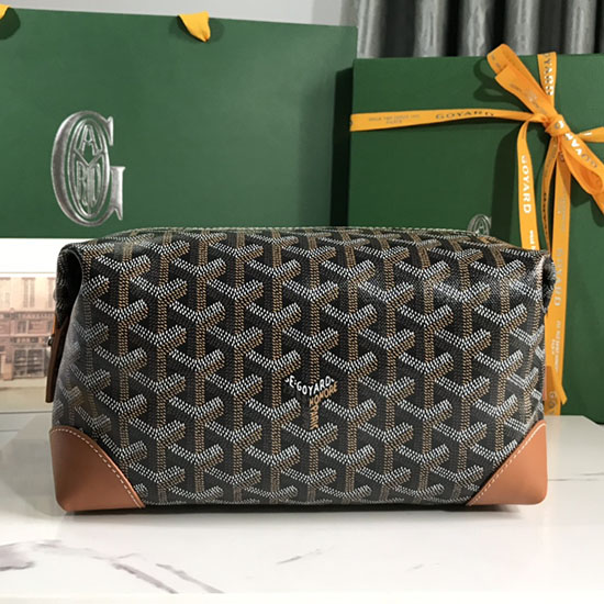 Goyard тоалетна чанта Boeing 25 G052511 кафява