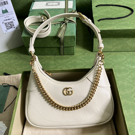 Gucci Aphrodite малка чанта през рамо бяла 731817