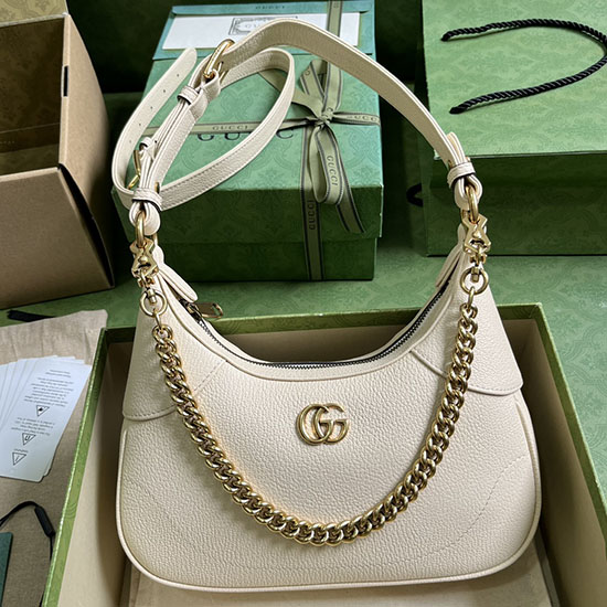 Gucci Aphrodite малка чанта през рамо бяла 731817