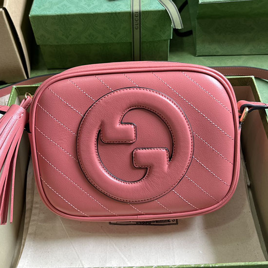 Gucci Blondie малка розова чанта през рамо 742360