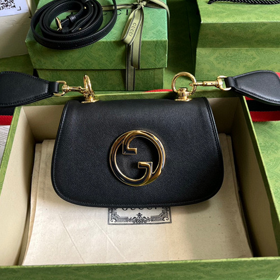 Gucci Blondie мини чанта черна 698643