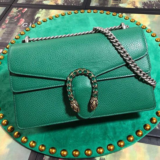 Gucci Dionysus малка чанта през рамо зелена 400249