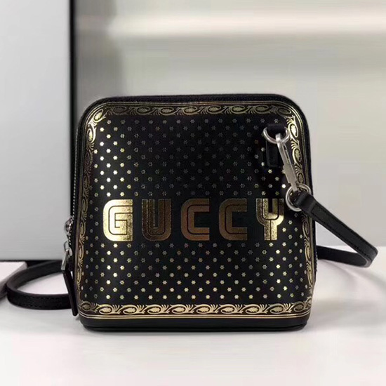 Gucci Guccy мини чанта през рамо черна 511189