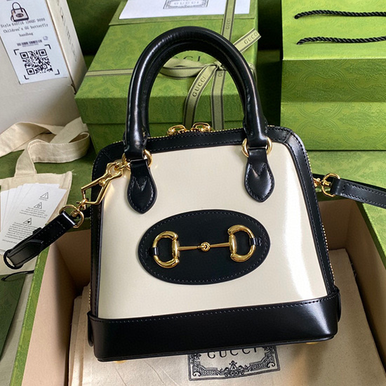 Gucci Horsebit 1955 мини чанта с горна дръжка 640716