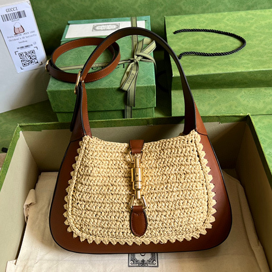 Gucci Jackie 1961 малка чанта Hobo 636709