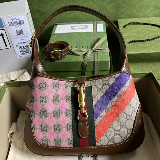 Gucci Jackie 1961 малка чанта през рамо 636706