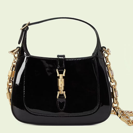 Gucci Jackie 1961 мини чанта през рамо черна 699651