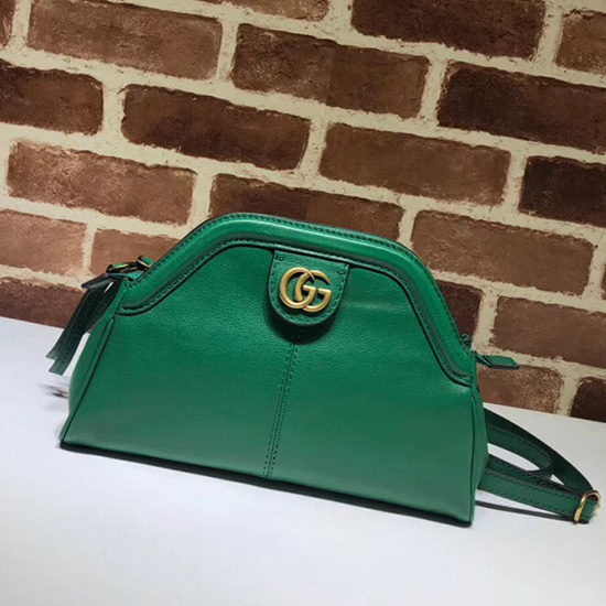 Gucci Re(belle) малка чанта през рамо зелена 524620