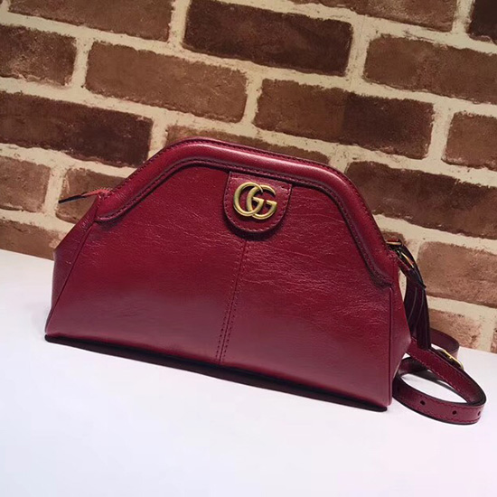 Gucci Re(belle) малка чанта през рамо червена 524620