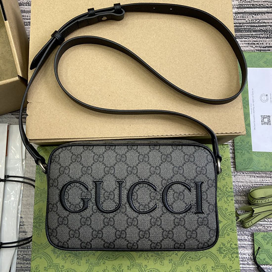 Gucci мини чанта през рамо сива 768391