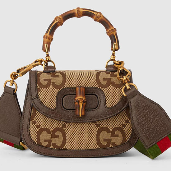 Gucci мини чанта с горна дръжка с джъмбо Gg 686864