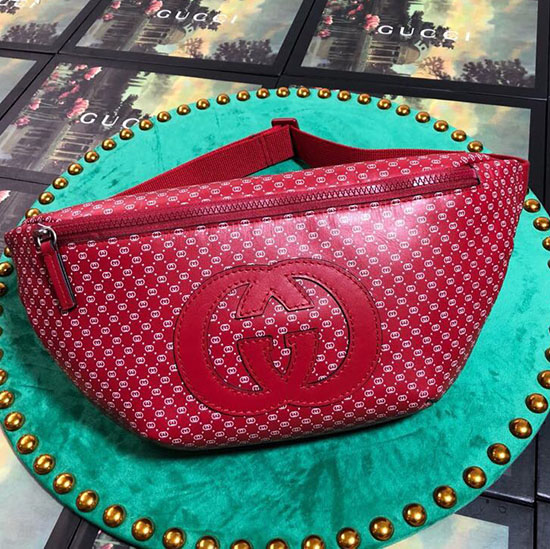 Gucci червена чанта за колан Gucci 536416