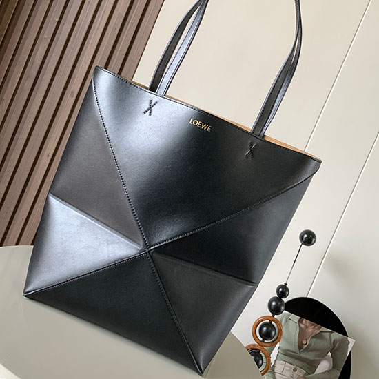 Loewe Puzzle Fold Tote черен L9029