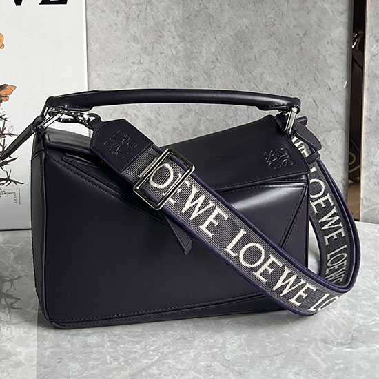 Loewe малка чанта за пъзел лилава L051702