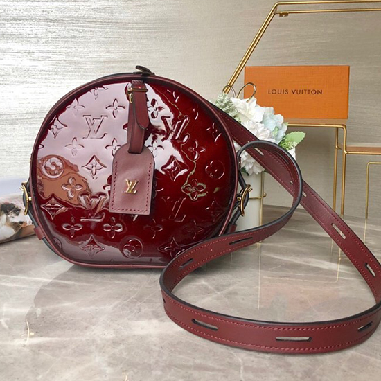 Louis Vuitton Boite Chapeau Souple бордо M53999