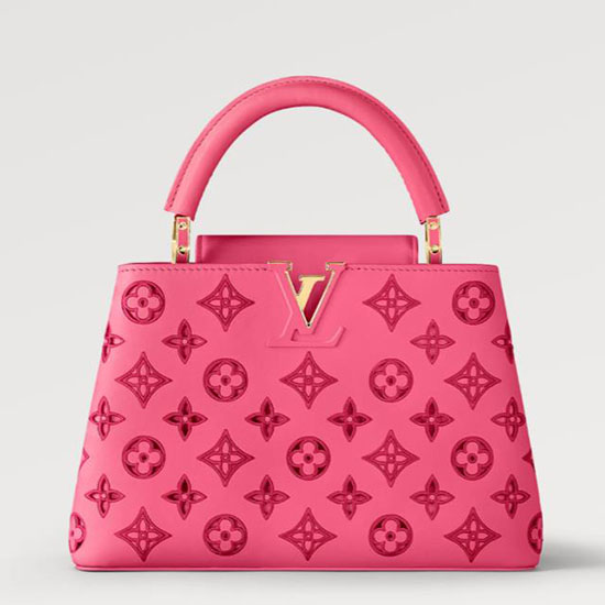 Louis Vuitton Capucines Bb розово M22922