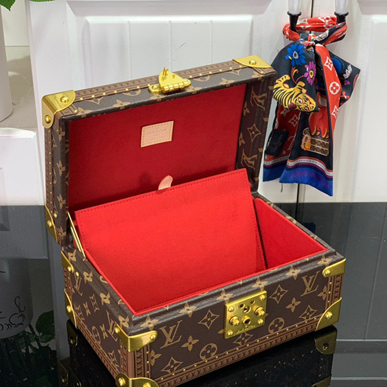 Louis Vuitton Coffret Tresor 24 червено M20292