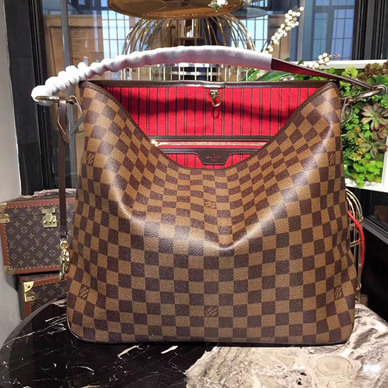 Louis Vuitton Damier Ebene платно възхитително Mm N41460