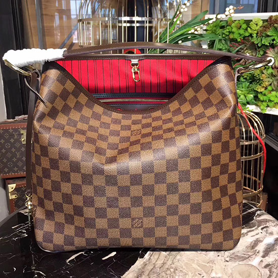 Louis Vuitton Damier Ebene платно възхитително Pm N41459