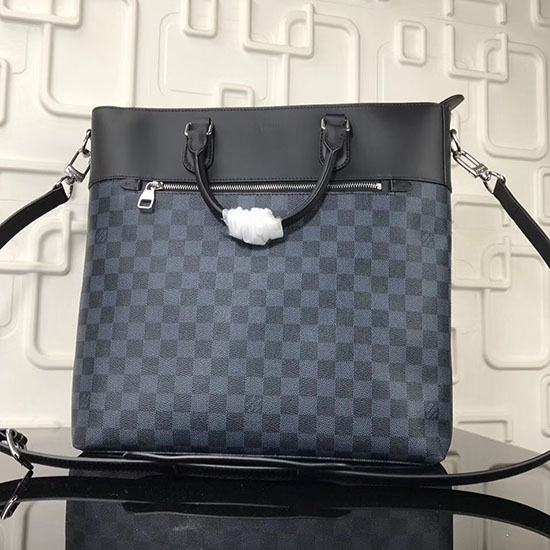 Louis Vuitton Damier кобалтова платнена чанта Newport Tote N41588