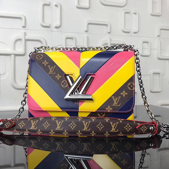 Louis Vuitton Epi Leather Twist Mm жълто M54723