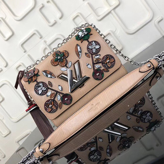 Louis Vuitton Epi кожа Twist Mm гол M50282